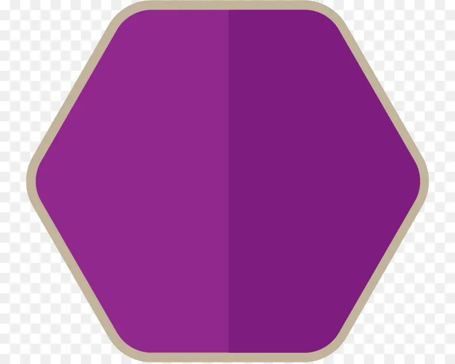 Hexágono Morado，Forma PNG