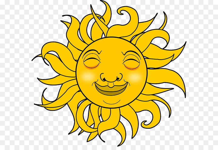 Sol Con Gafas De Sol，Soleado PNG