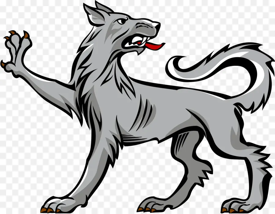 Lobo Gris，Lobos En La Heráldica PNG