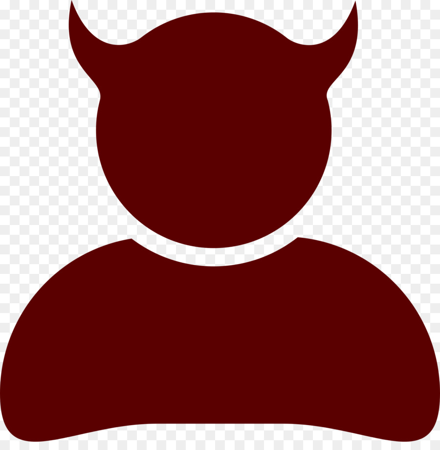 Icono Del Diablo，Rojo PNG