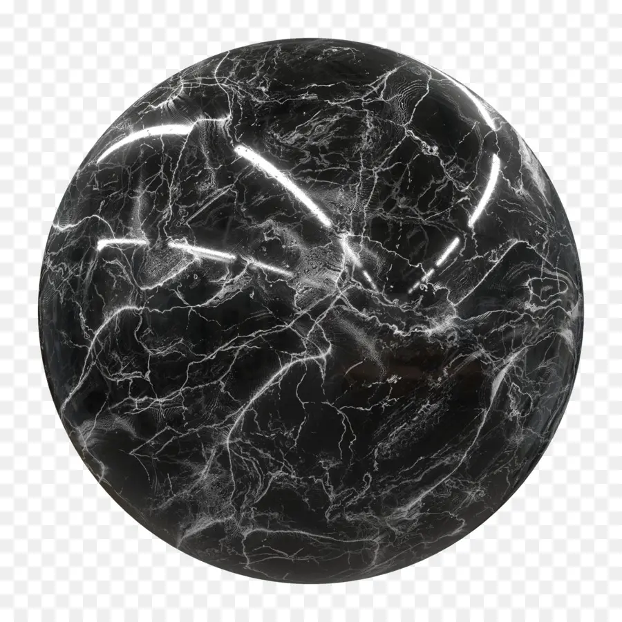 Esfera De Mármol Negro，Piedra PNG