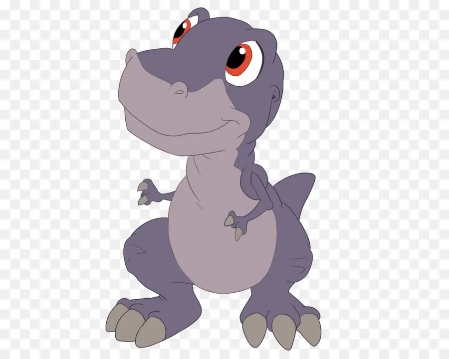 Dinosaurio Morado，Dibujos Animados PNG