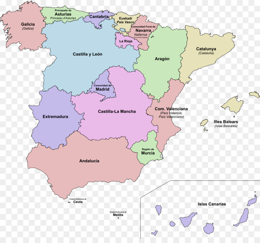 Mapa De España，España PNG