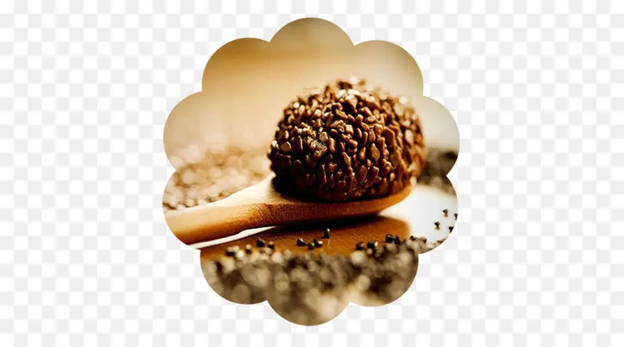 Trufa De Chocolate，Postre PNG