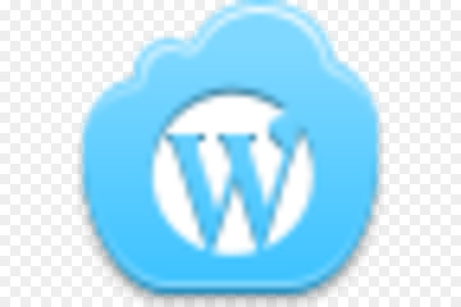 Logotipo De Wordpress，Azul PNG