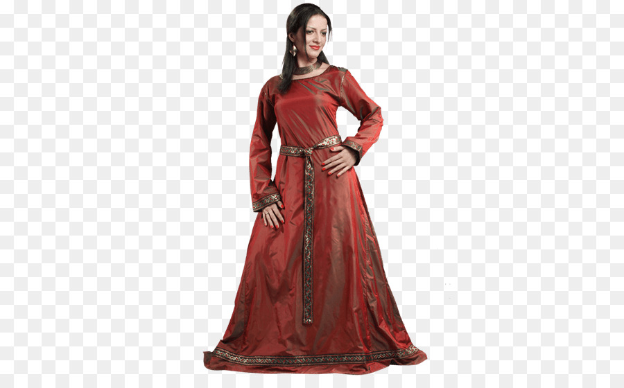 Vestido Rojo，Mujer PNG