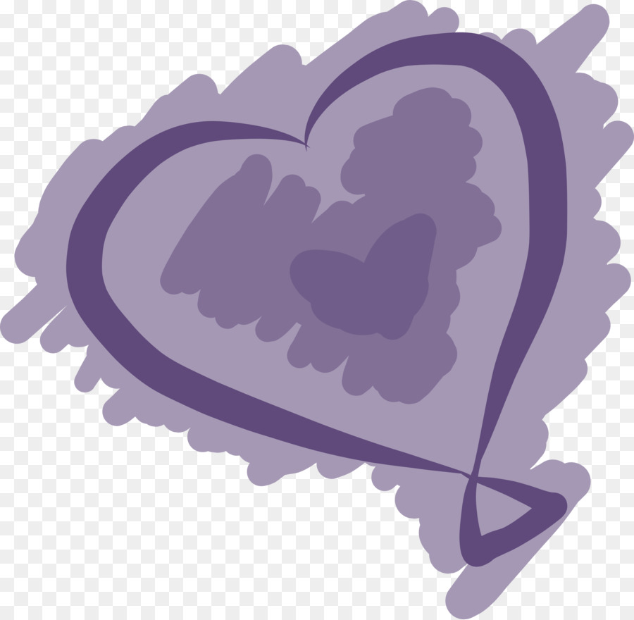 Corazón Púrpura，Remolino PNG