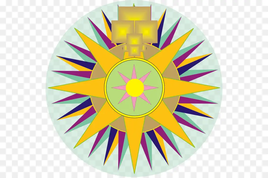 Estrella Colorida，Sol PNG