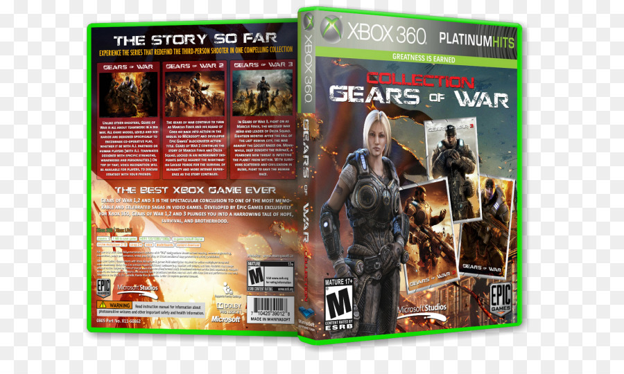 Xbox 360，Engranajes De Guerra PNG