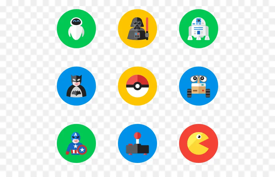 Iconos De Dibujos Animados，Personajes PNG