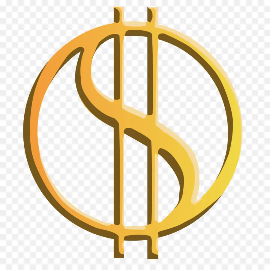 Signo De Dólar Roto，Divisa PNG