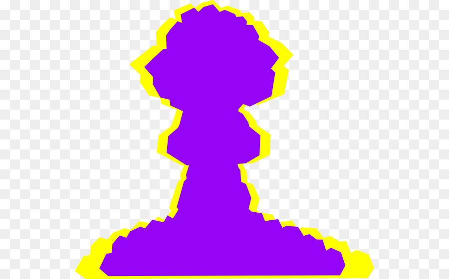 Silueta Morada，Amarillo PNG