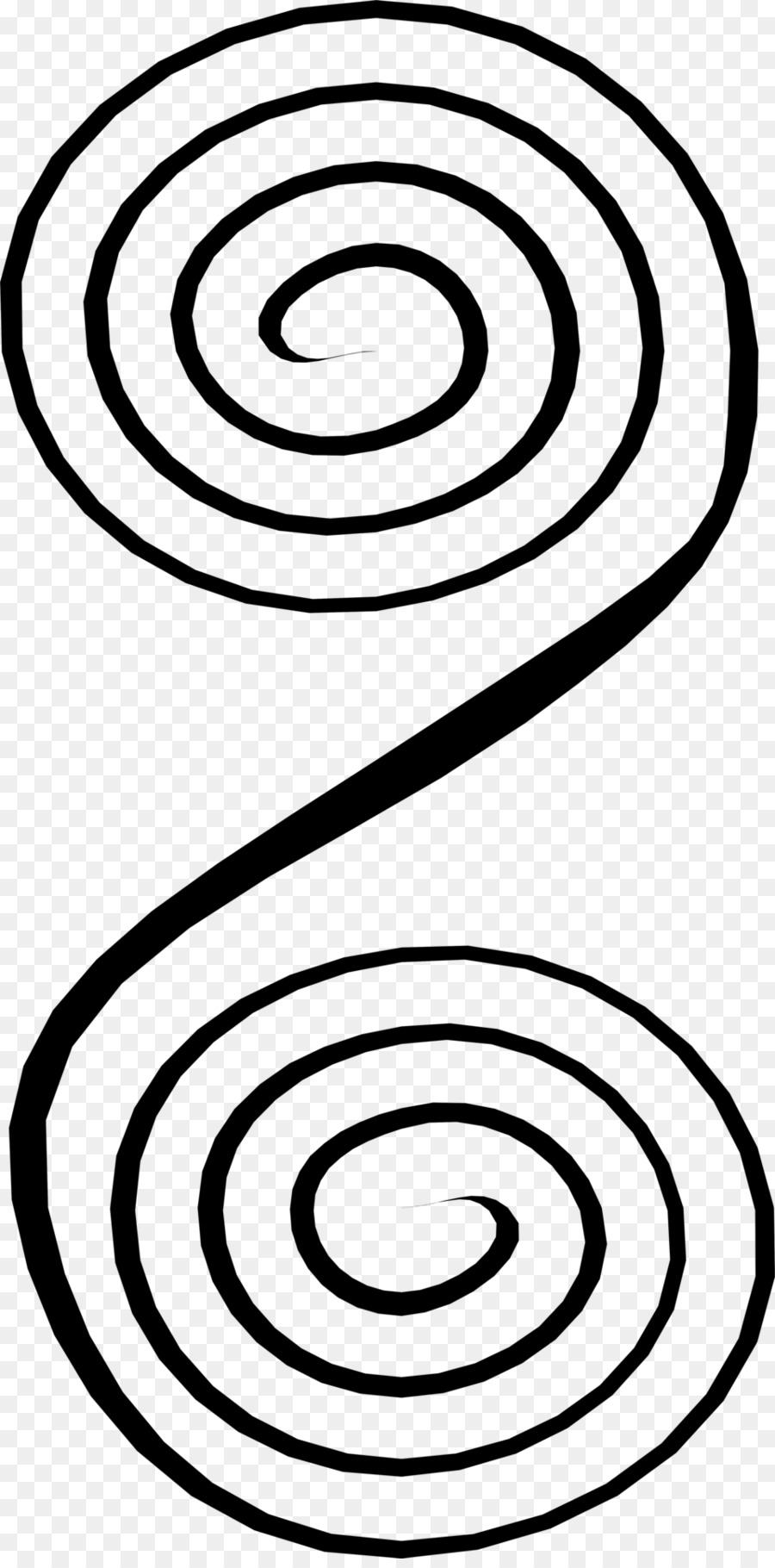 Espiral，En Blanco Y Negro PNG