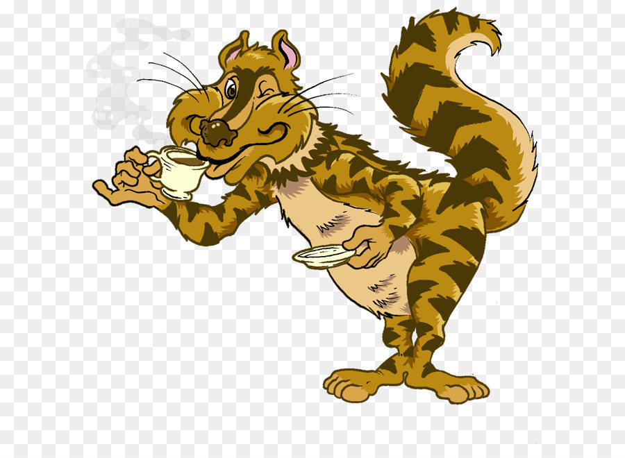 Café，Gato PNG