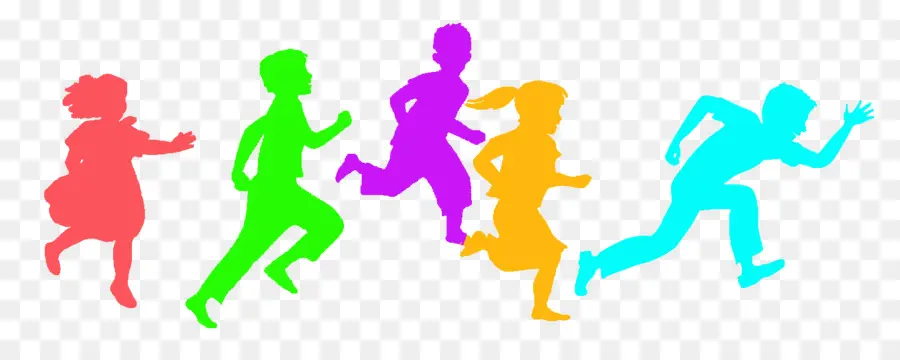 Niños Corriendo，Vistoso PNG