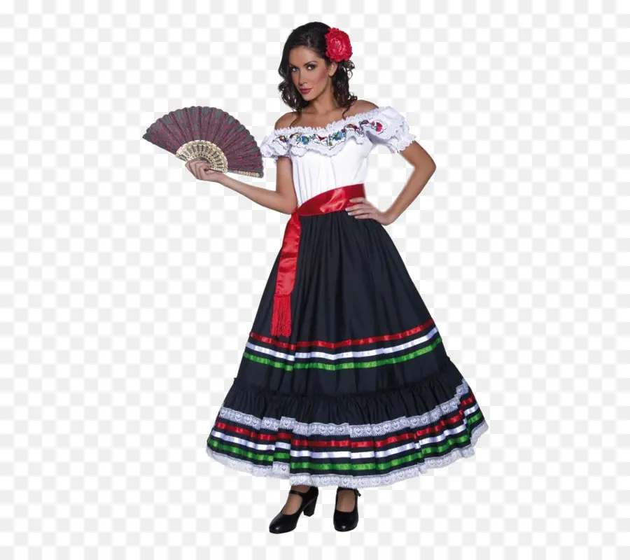 Vestido Tradicional，Mujer PNG