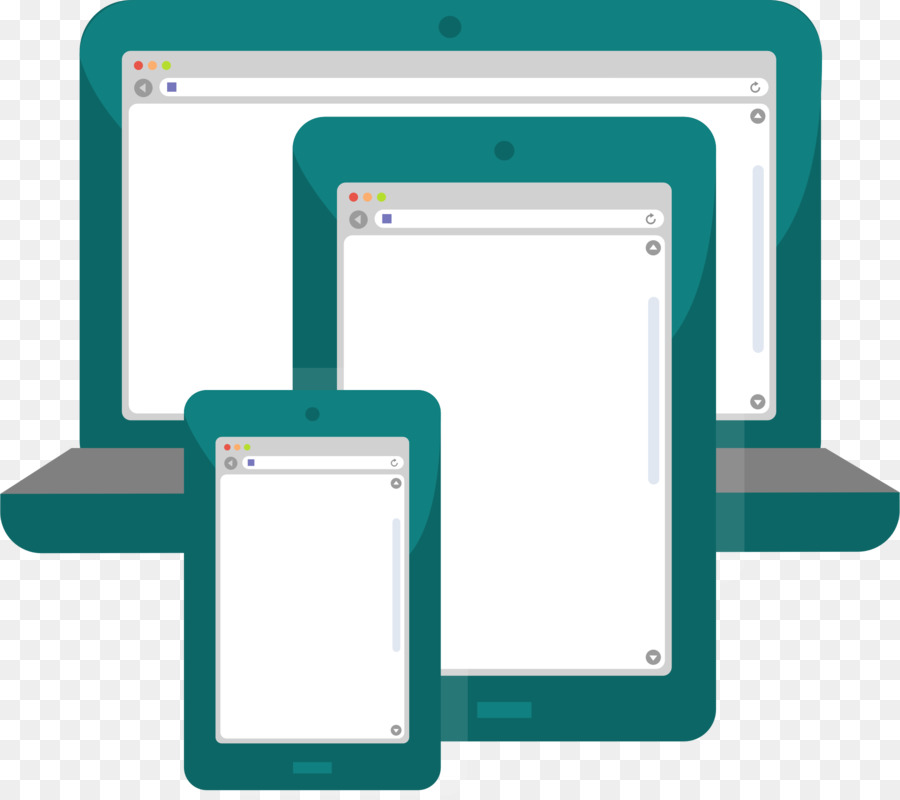 Portátil，El Diseño Web Responsivo PNG