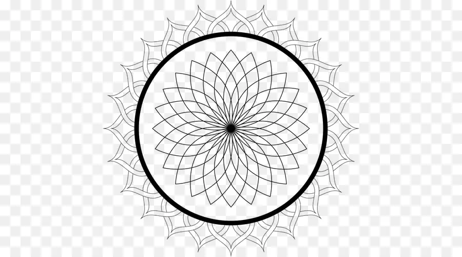 Patrón De Mandala，Circular PNG