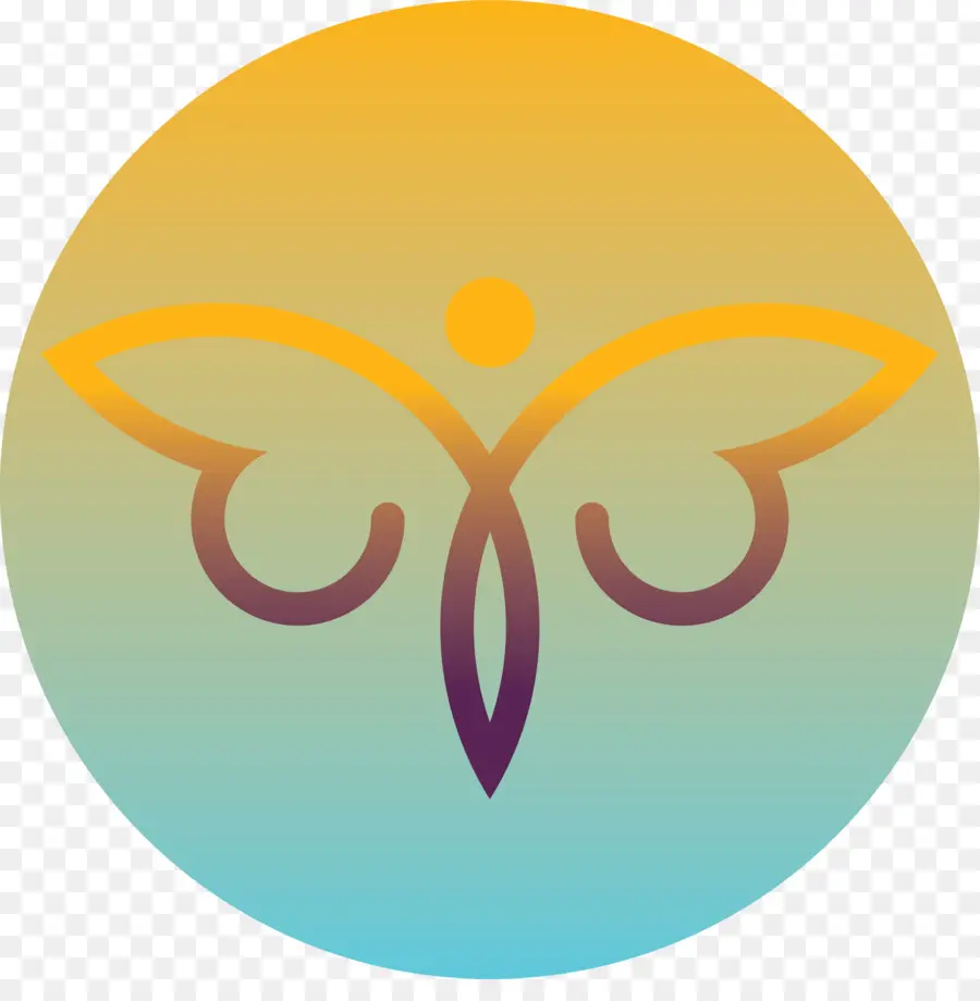 Logotipo De Mariposa，Gradiente PNG