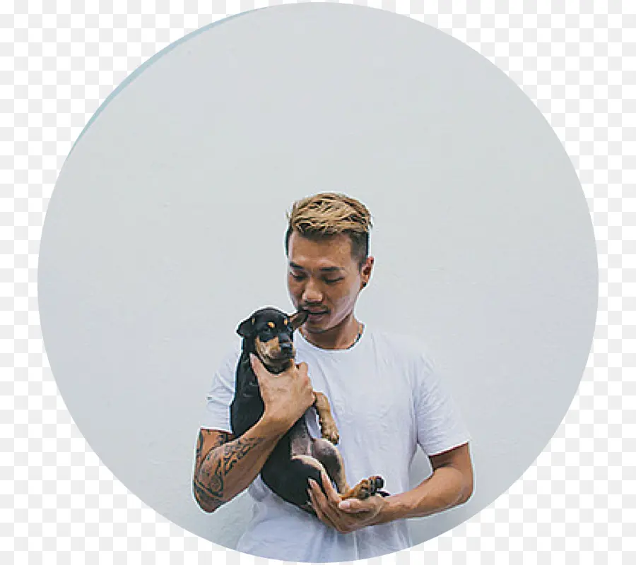 Hombre Con Perro，Mascota PNG