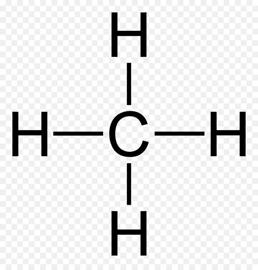 La Estructura De Lewis，El Metano PNG