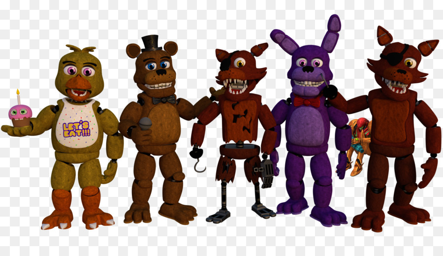 Personajes Animatrónicos，Cinco Noches En Freddy's PNG