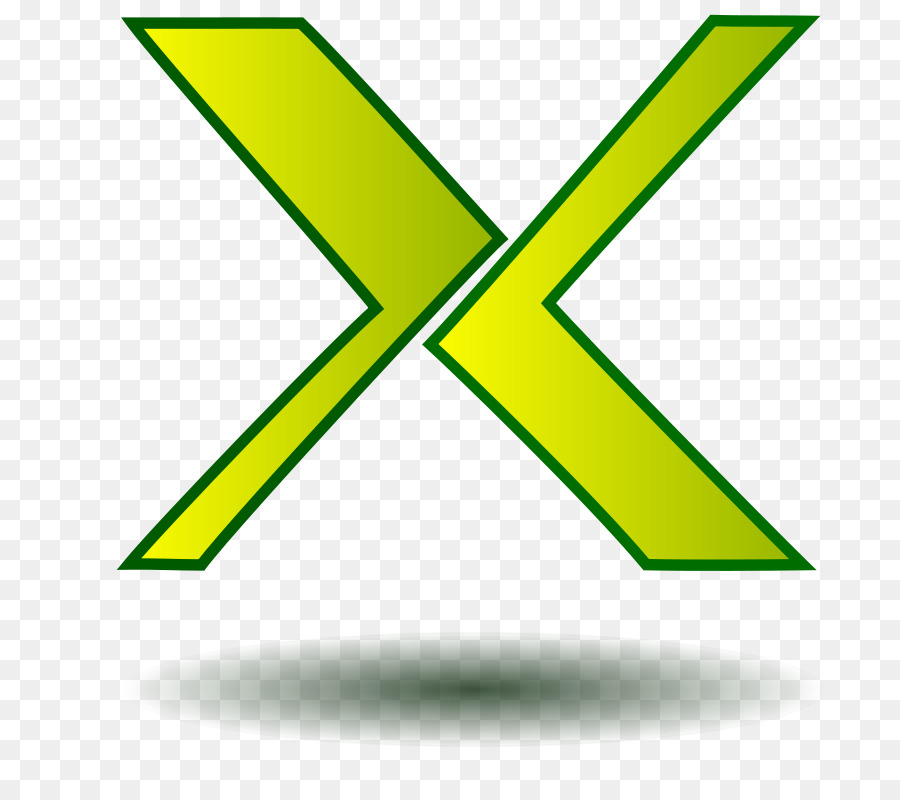 Verde X，Marca PNG