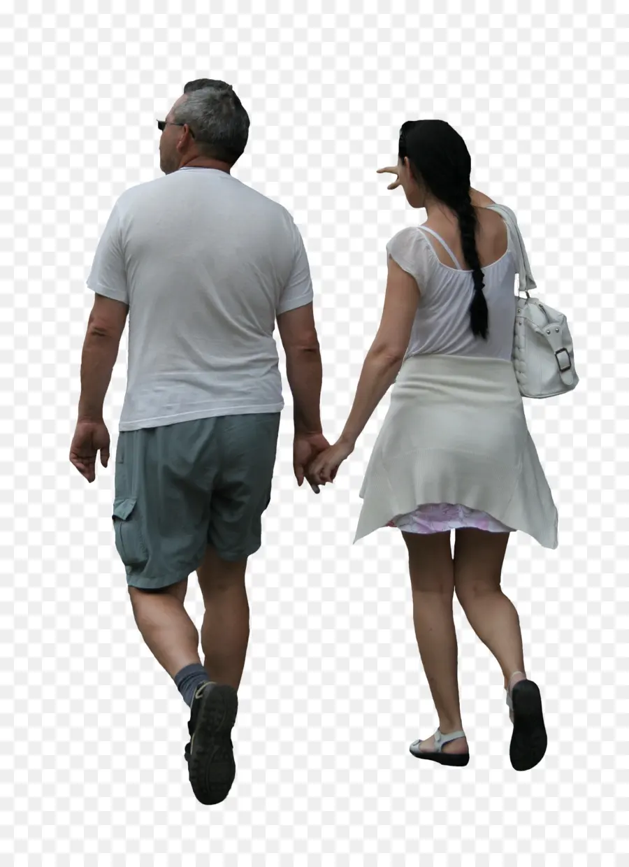 Pareja Caminando，Juntos PNG