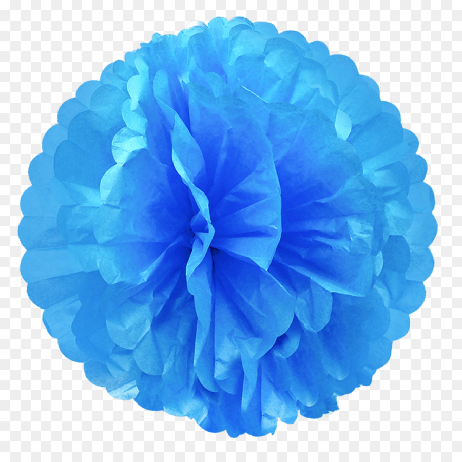 Pompón Azul，Decoración PNG