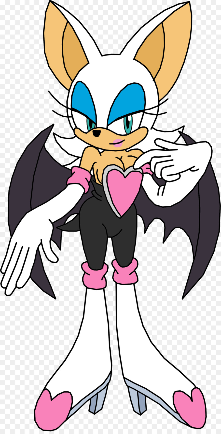 Rouge The Bat，Arte PNG