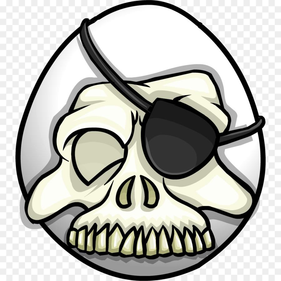 Calavera Con Gafas De Sol，Fresco PNG