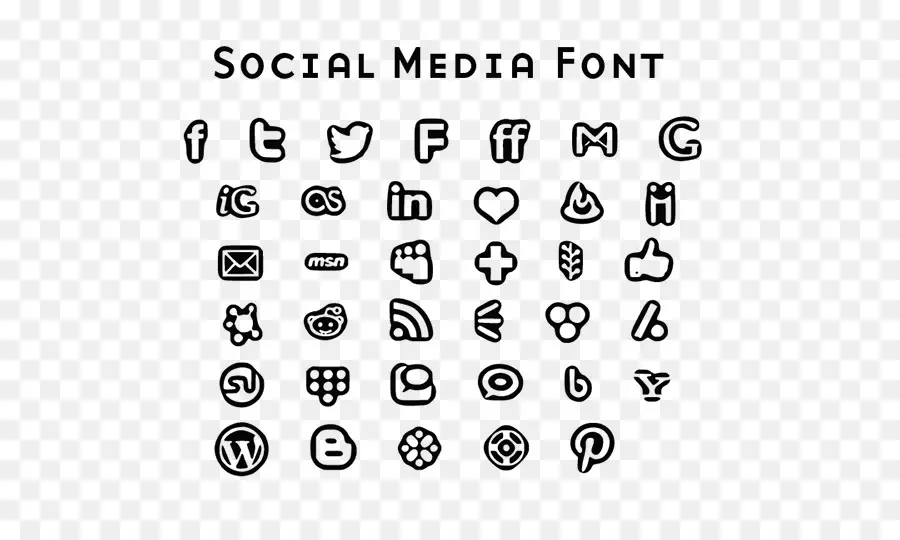 Iconos De Redes Sociales，Logotipos PNG