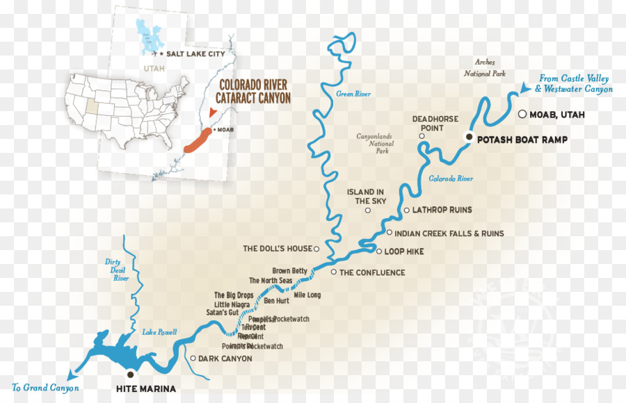 Cañón De Cataratas，El Parque Nacional Canyonlands PNG