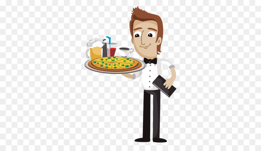 Mesero，Pizza PNG