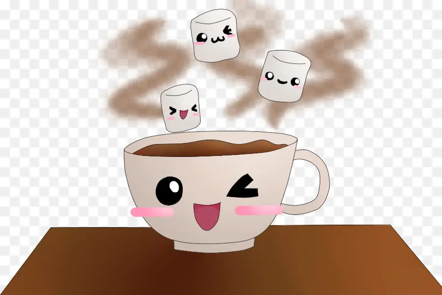 Chocolate Caliente，Malvaviscos PNG