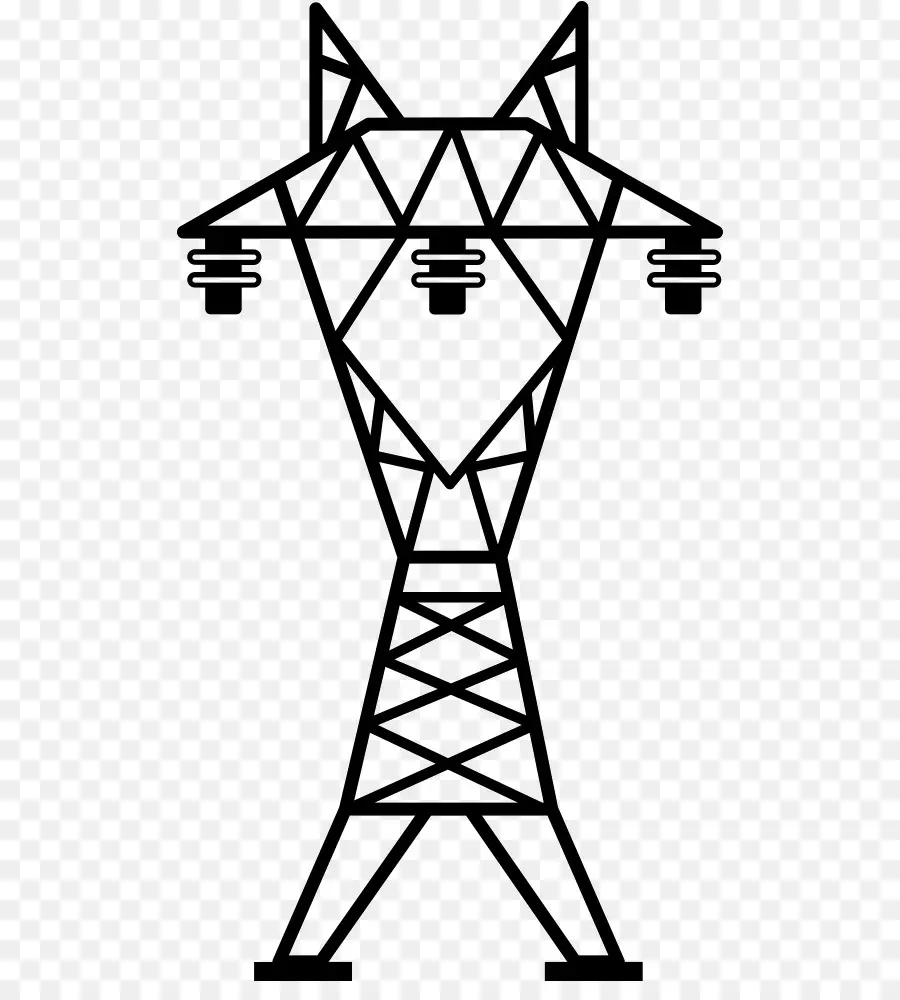 La Transmisión De Energía Eléctrica，Línea Eléctrica Aérea PNG