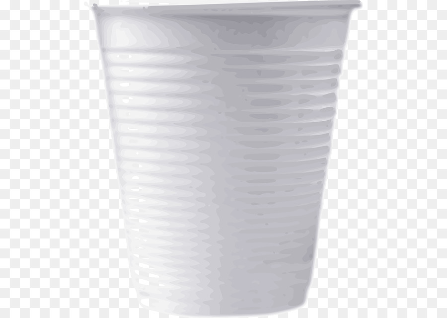 Vaso De Plástico Blanco，Desechable PNG