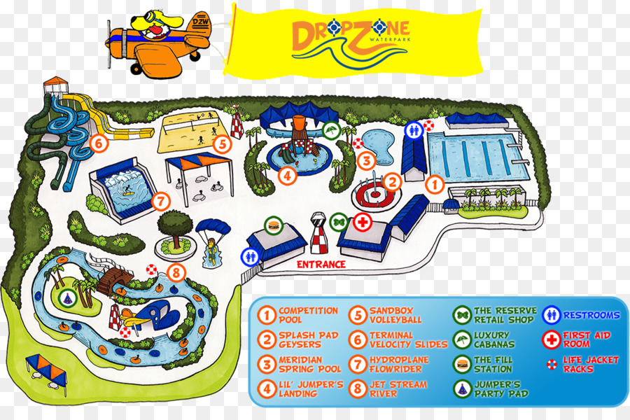 Dropzone Parque Acuático，El Parque Acuático Camelbeach Waterpark PNG