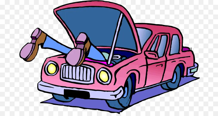 Coche Rosa，Mecánico PNG