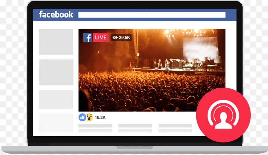 Facebook En Vivo，Transmisión PNG