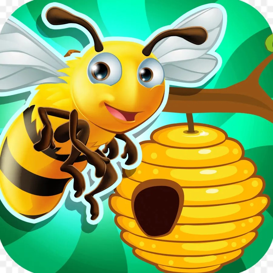 Abeja，Miel PNG