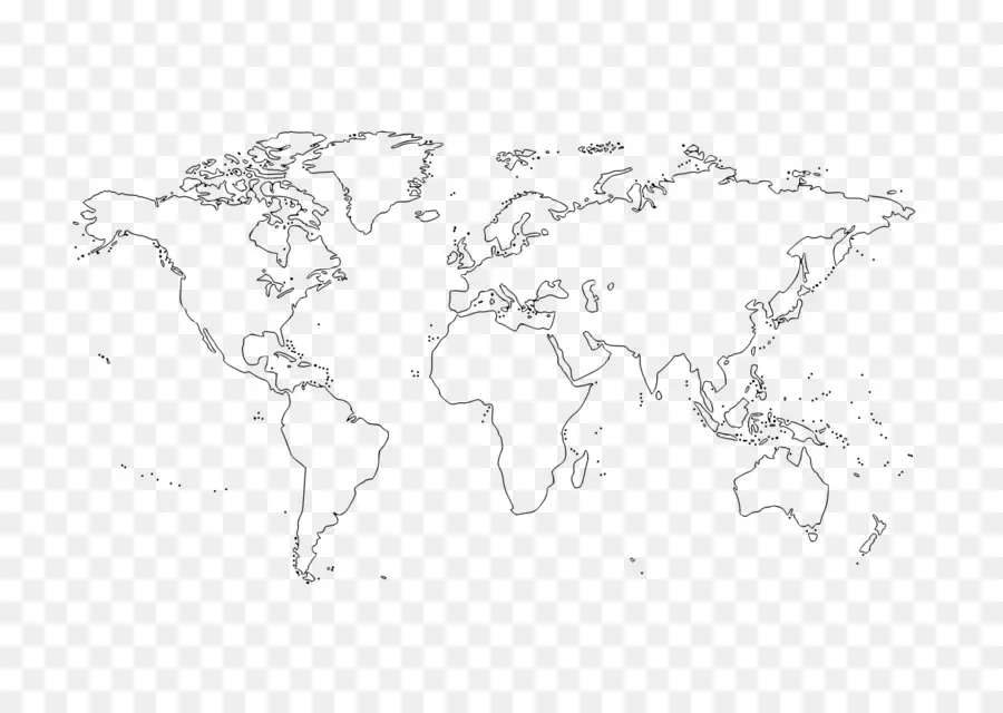 Mapa Mundial，Continentes PNG