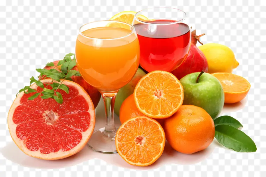 Fruta Y Jugo，Naranja PNG