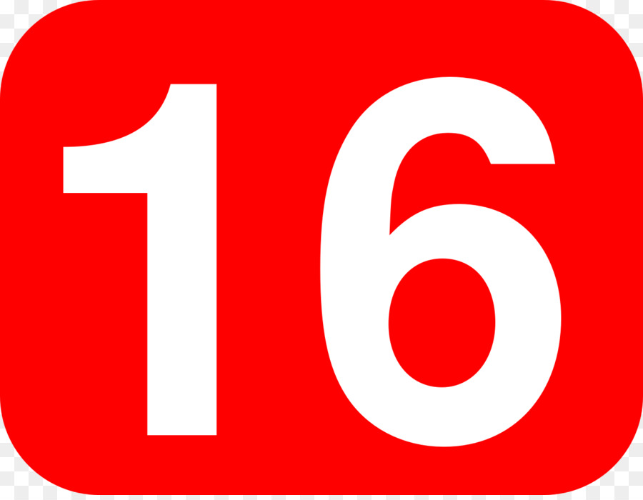 Número 16，Dígito PNG