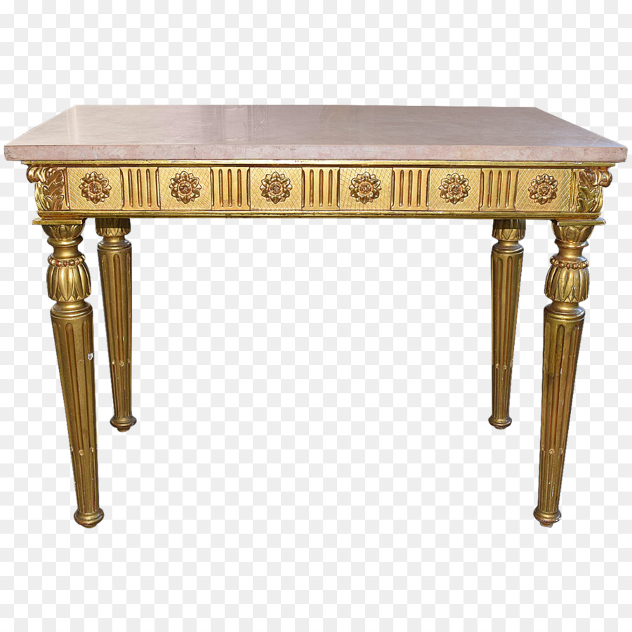 Mesa Superior De Vidrio，Patas De Madera PNG