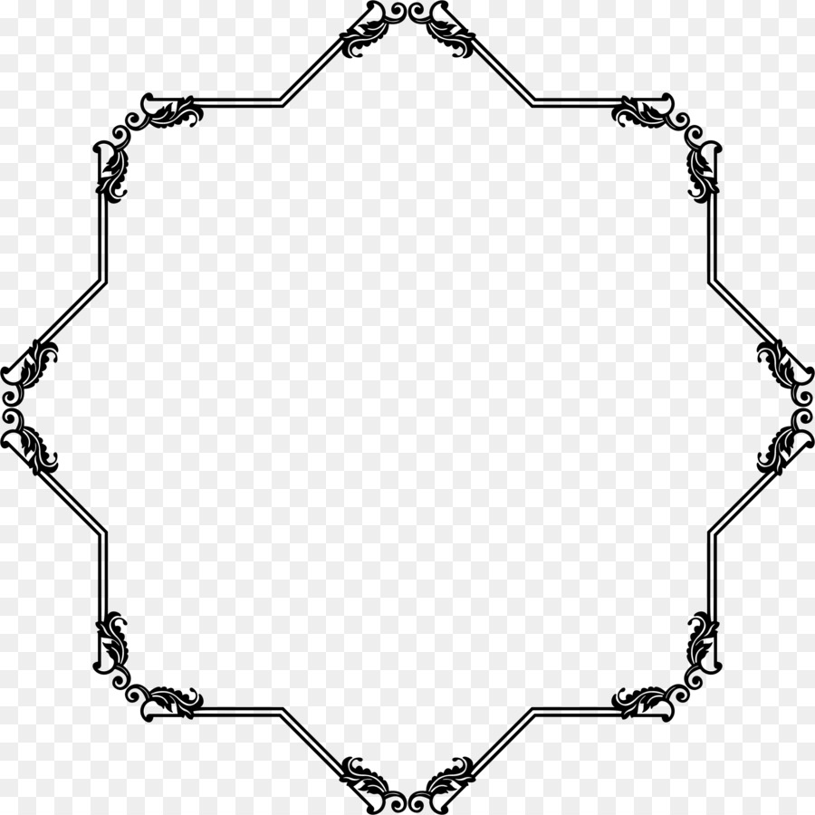 Marco Hexagonal，Borde PNG