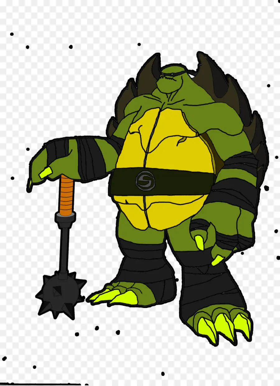 Guerrero Tortuga De Dibujos Animados，Tortuga PNG