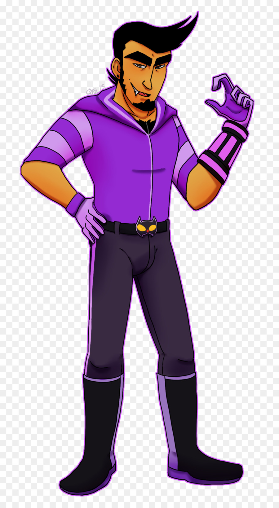 Carácter Morado，Dibujos Animados PNG