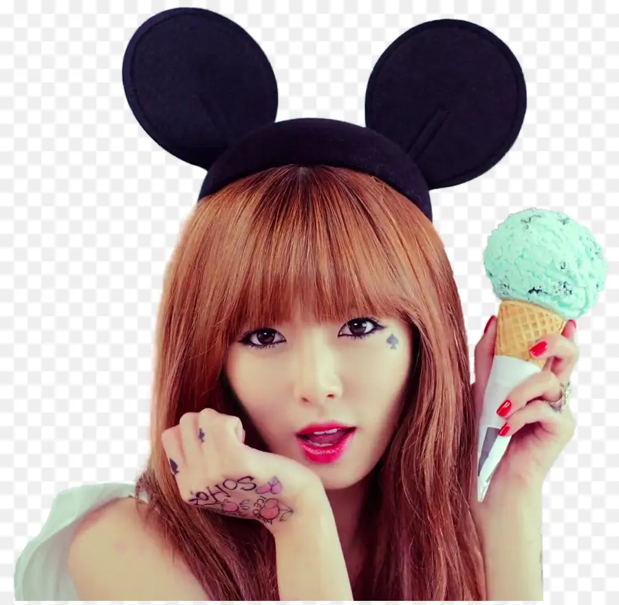 Hyuna，Helado PNG