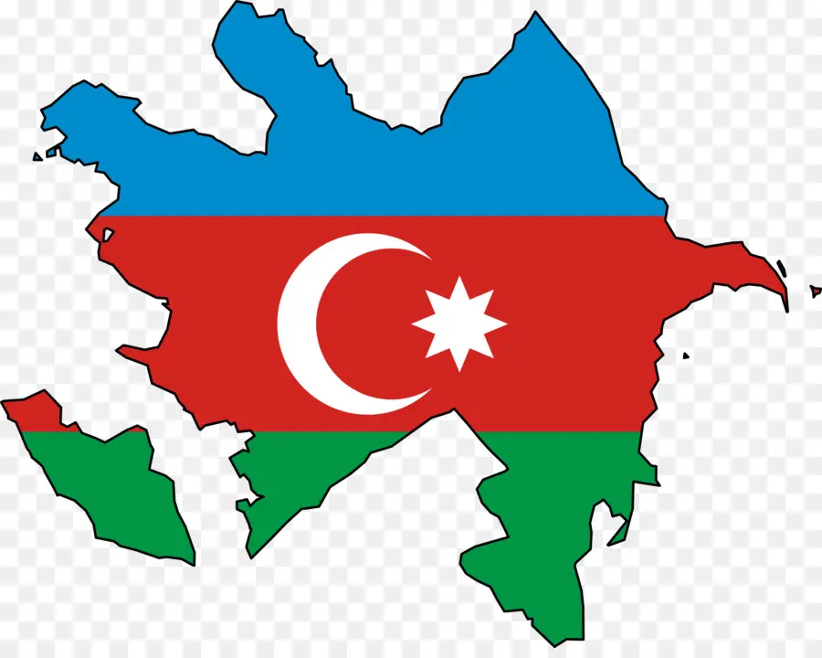 Azerbaiyán，Bandera De Azerbaiyán PNG